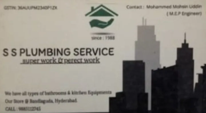 S S PLUMBING SERVICE in Bandlaguda