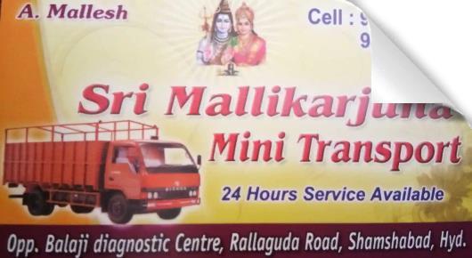 Sri Mallikarjuna Mini Transport in Shamshabad, Hyderabad