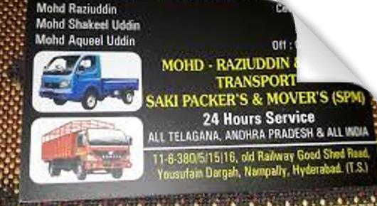 Saki Packers and Movers in Nampally, Hyderabad
