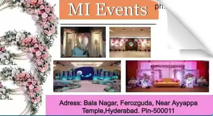 Event Decorators in Hyderabad  : MI Events in Ferozguda