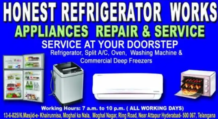 Honest Refrigerator Repairing Services in Attapur, Hyderabad