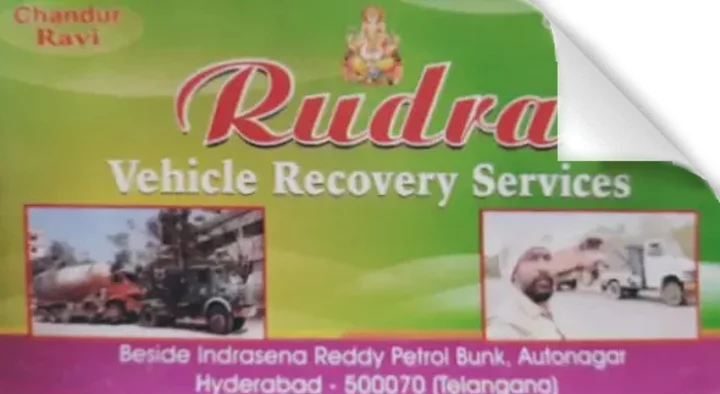 Car Towing Service in Hyderabad  : Rudra Vehicle Recovery Services in Autonagar