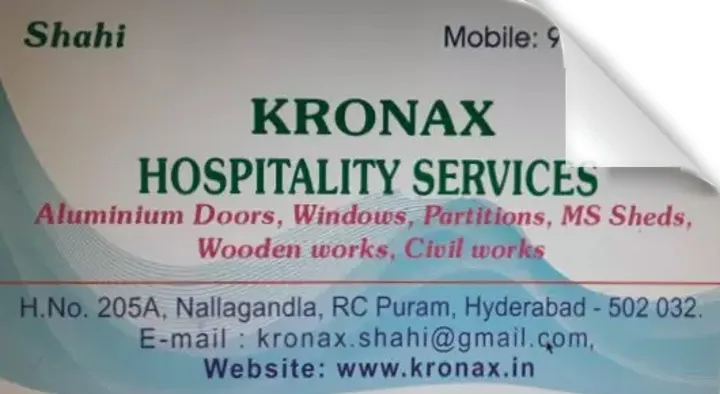 Kronax Hospitality Services in RC Puram, Hyderabad