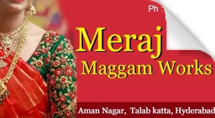 Computerised Embroidery Job Works in Hyderabad  : Meraj Maggam Works in Talab Katta
