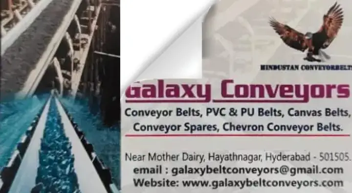 Conveyor Rollers in Hyderabad  : Galaxy Conveyor Belts in Hayath Nagar