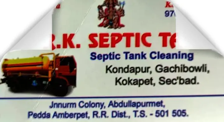 Latrine Tank Cleaning Service in Secunderabad  : RK Septic Tank Cleaning in Secunderabad