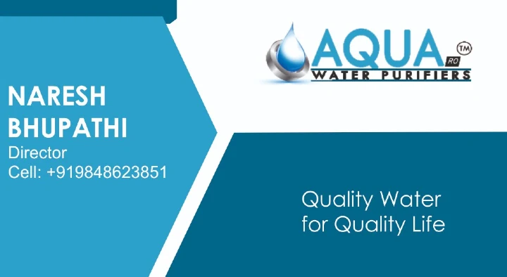 Aqua RO Water Technologies in Hanamkonda, Warangal