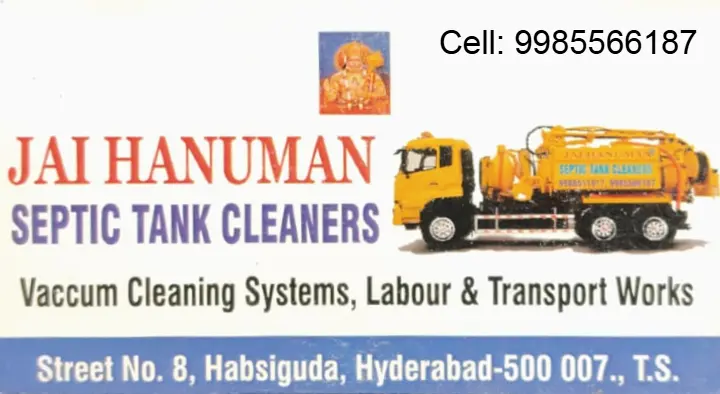 Jai Hanuman Septic Tank Cleaners in Habsiguda