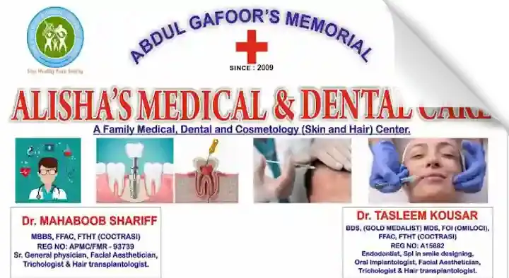 Doctors Dentist in Hyderabad  : Alishas Medical and Dental Care in Pragathi Nagar