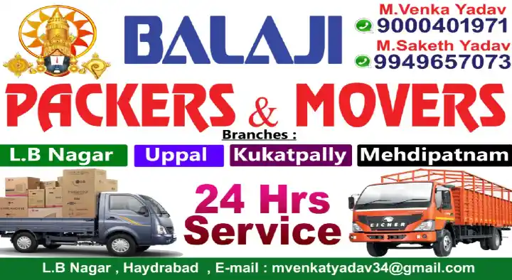 Balaji Packers and Movers in LB Nagar, Hyderabad