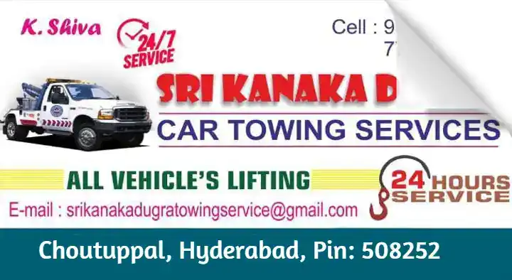 Breakdown Vehicle Recovery Service in Hyderabad : Sri Kanaka Durga Car Towing Services in Choutuppal