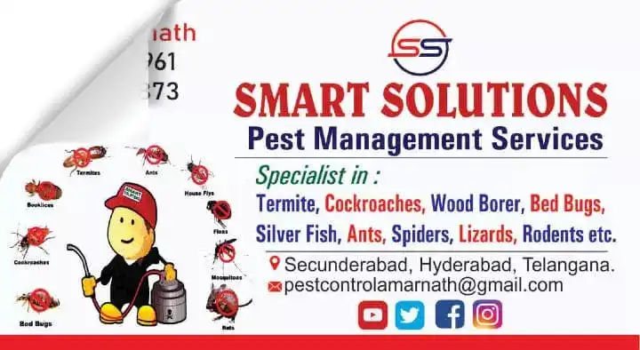 Pest Control Service in Hyderabad  : Smart Solutions Pest Management Services in Secunderabad