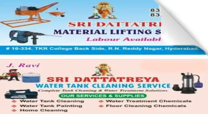 Sri Dattatreya Water Tank Cleaning Service in RN Reddy Nagar, Hyderabad