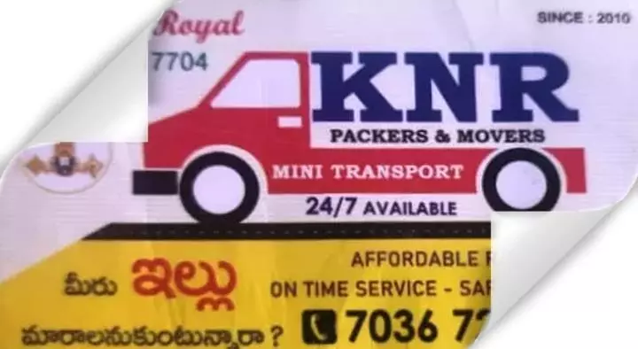 KNR Packers and Movers in N.G.O Colony, Kadapa