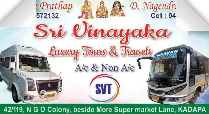 Sri Vinayaka Luxury Tours and Travels in NGO Colony, Kadapa