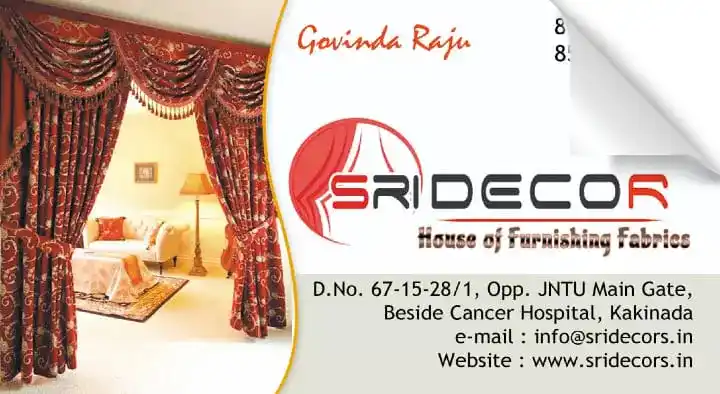 Bedroom Blind Curtains in Kakinada  : Sri Decor ( House of Furnishing Fabrics) in JNTU Main Gate