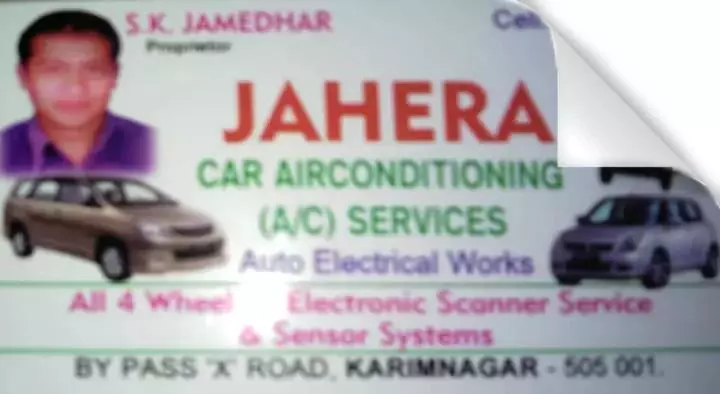 Car Repair Works in Karimnagar  : Jahera Car Airconditioning AC Services in Bypass X Road
