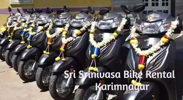 Bike Rentals in Karimnagar : Sri Srinivasa Bike Rental in Raghavendra Nagar
