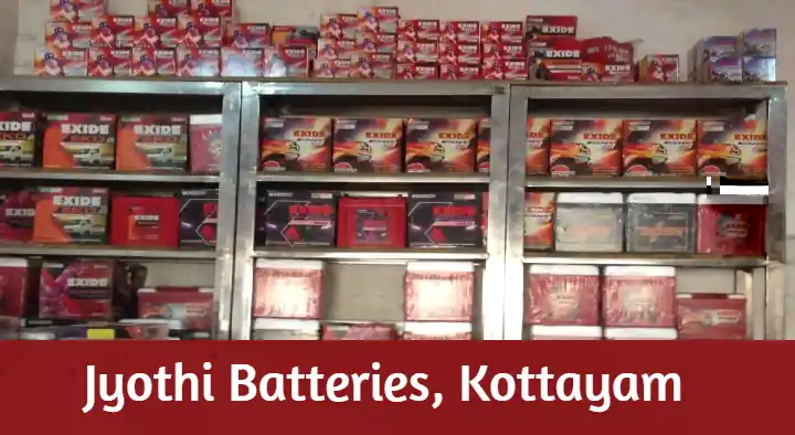 Battery Dealers in Kottayam  : Jyothi Batteries in Gandhi Nagar