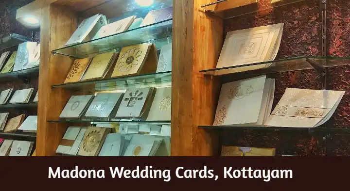 Invitation Cards Printing in Kottayam  : Madona Wedding Cards in Pulimoodu Junction