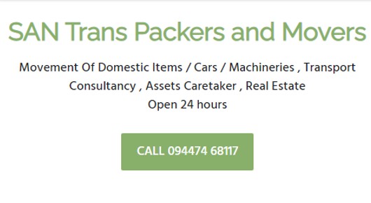 san trans packers and movers near palayam in kozhikode,palayam In Kozhikode