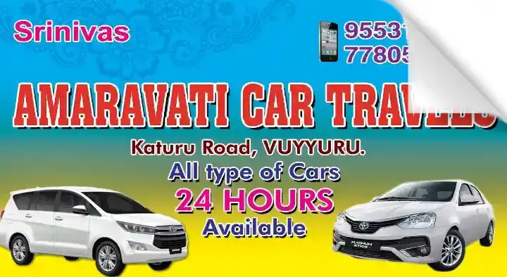 Car Rental Services in Krishna  : Amaravati Car Travels in Vuyyuru