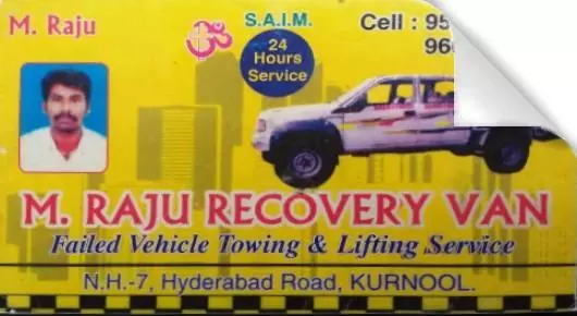 Car Towing Service in Kurnool : Raju Recovery Van in Auto Nagar