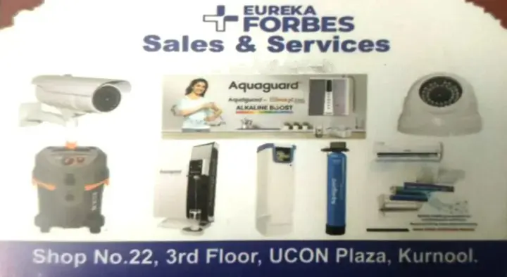 Eureka Forbes Sales and Service in Gandhi Nagar, Kurnool