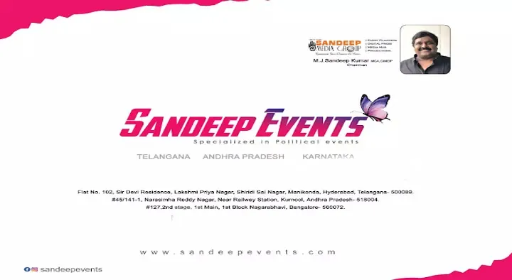 Corporate Event Planners in Kurnool  : Sandeep Events in Narasimha Reddy Nagar