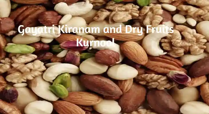 Gayathri Kiranam and  Dry Fruits in Pappula Bazar, Kurnool