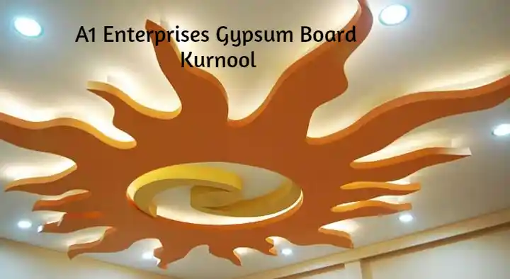 Gypsum Board in Kurnool  : A1 Enterprises Gypsum Board in Balaji Nagar