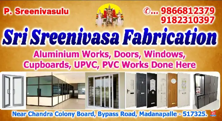 Sri Sreenivasa Fabrication Works in Bypass Road, Madanapalle