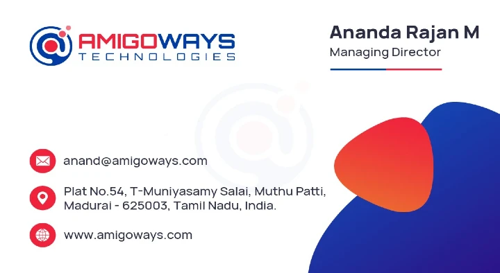 Website Designers And Developers in Madurai  : Amigoways Technologies Pvt Ltd in Muthu Patti