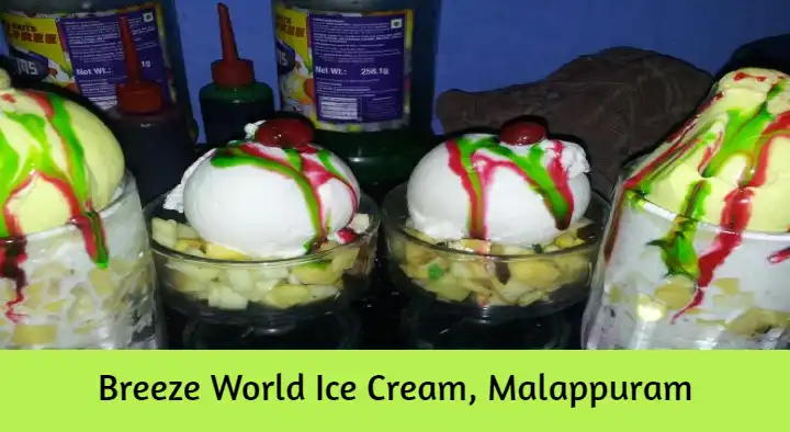 Ice Cream Shops in Malappuram  : Breeze World Ice Cream in Anakkayam