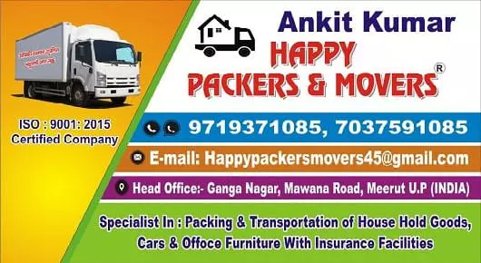 Packers And Movers in Meerut : Happy Packers And Movers in Mawana Road