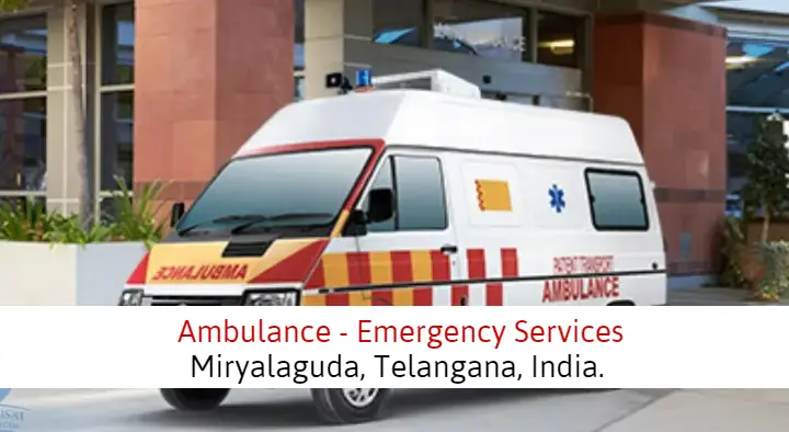 Ambulance Services in Miryalaguda  : Shiva Sai Ambulance Service in Ashok Nagar