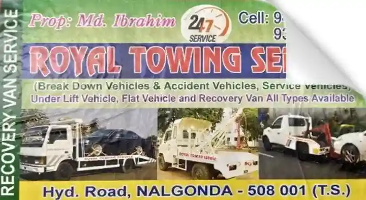 Accident Vehicle Recovery Service in Nalgonda  : Royal Towing Service in Hyderabad Road