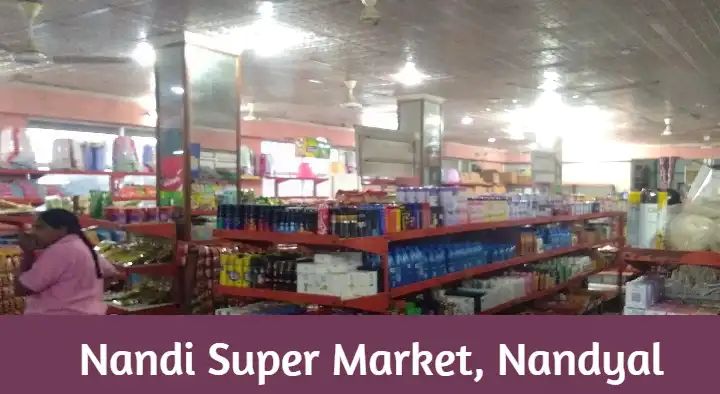 Nandi Super Market in Kranti Nagar, Nandyal