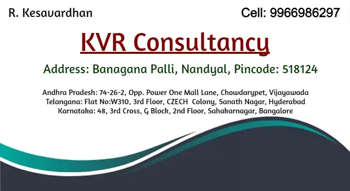KVR Consultancy in Banagana Palli, Nandyal
