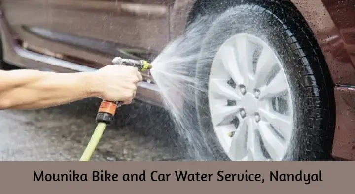Car And Bike Washing Service in Nandyal : Mounika Bike and Car Water Service in Padmavathi Nagar