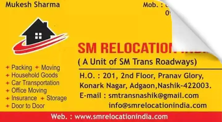 SM Relocation India in Adgaon, Nashik