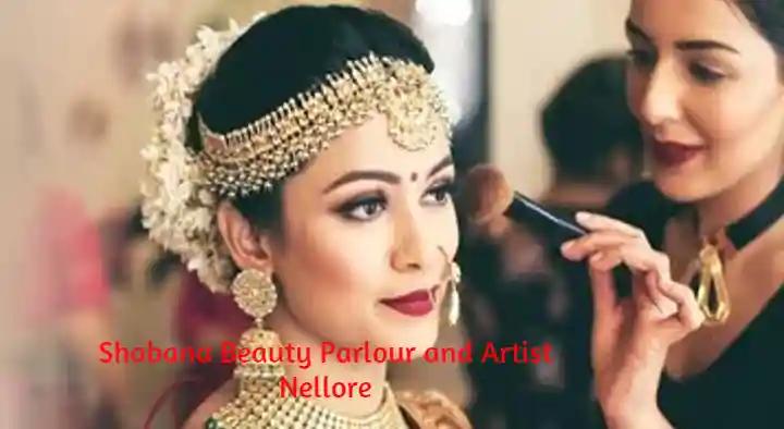 Bridal Makeup Artists in Nellore  : Shabana Beauty Parlour and Artist in CCS Nagar