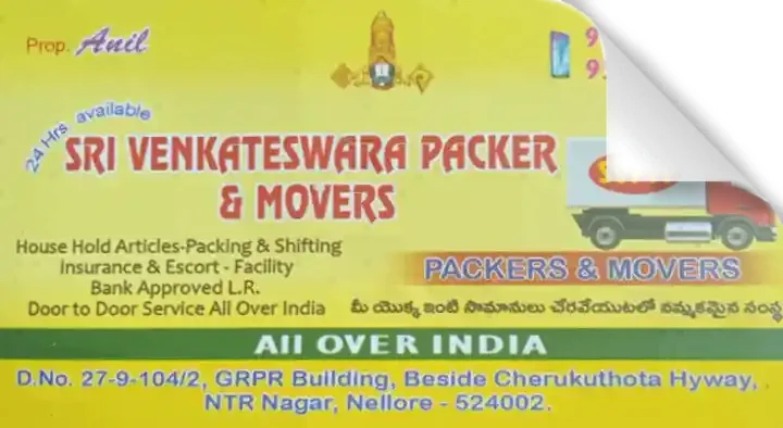Sri Venkateswara Packers and Movers in NTR Nagar, Nellore