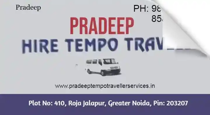 Tours And Travels in Noida  : Pradeep Hire Tempo Travels in Roja Jalapur
