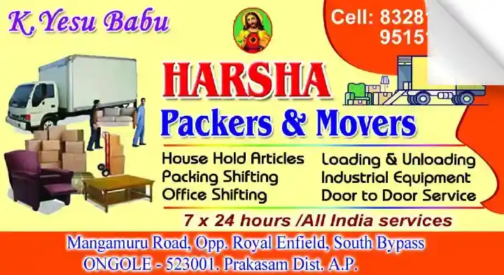 Harsha Packers and Movers in Mangamuru Road, Ongole