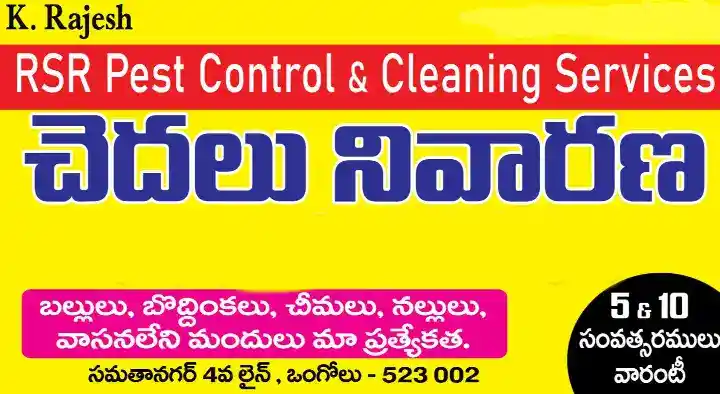 Pest Control Services in Ongole  : RSR Pest Control and Cleaning Services in Samatha Nagar