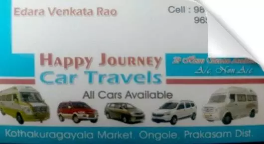 Happy Journey Car Travels in Vantavari colony, Ongole