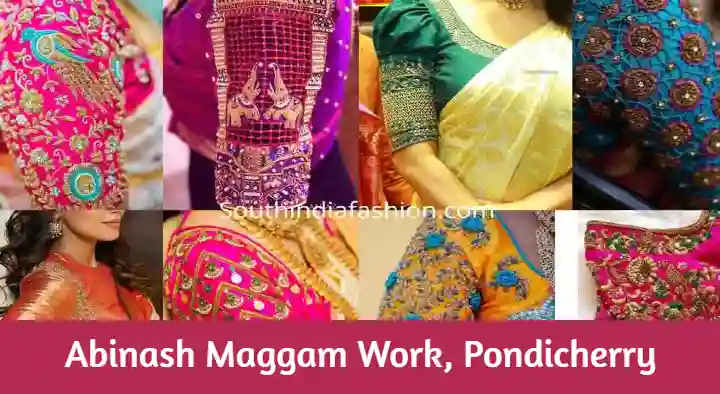 Maggam Works in Pondicherry (Puducherry) : Abinash Maggam Work in Shanmugapuram