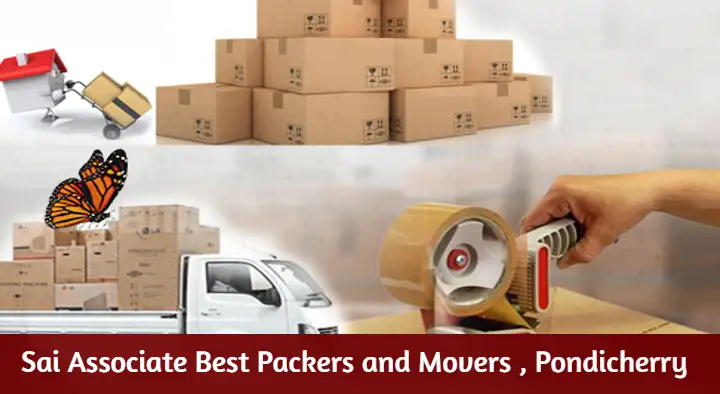 Packers And Movers in Pondicherry (Puducherry) : Sai Associate Best Packers and Movers in Veeman Nagar