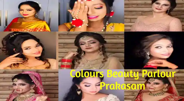 Bridal Makeup Artists in Prakasam  : Colours Beauty Parlour in Kanigiri
